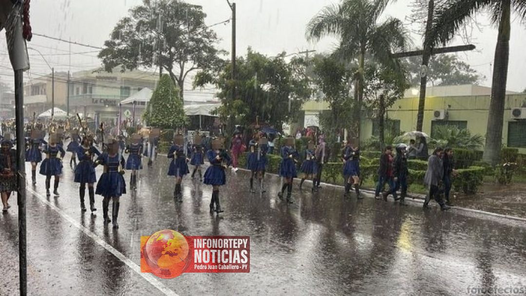 MEC dispone investigación tras criticado desfile bajo lluvia en Amambay