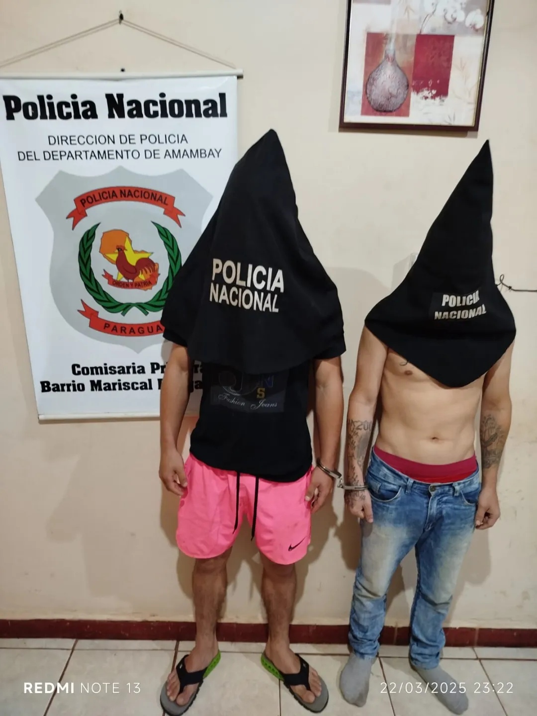 Detienen a brasileños en Pedro Juan tras intento de robo y persecución
