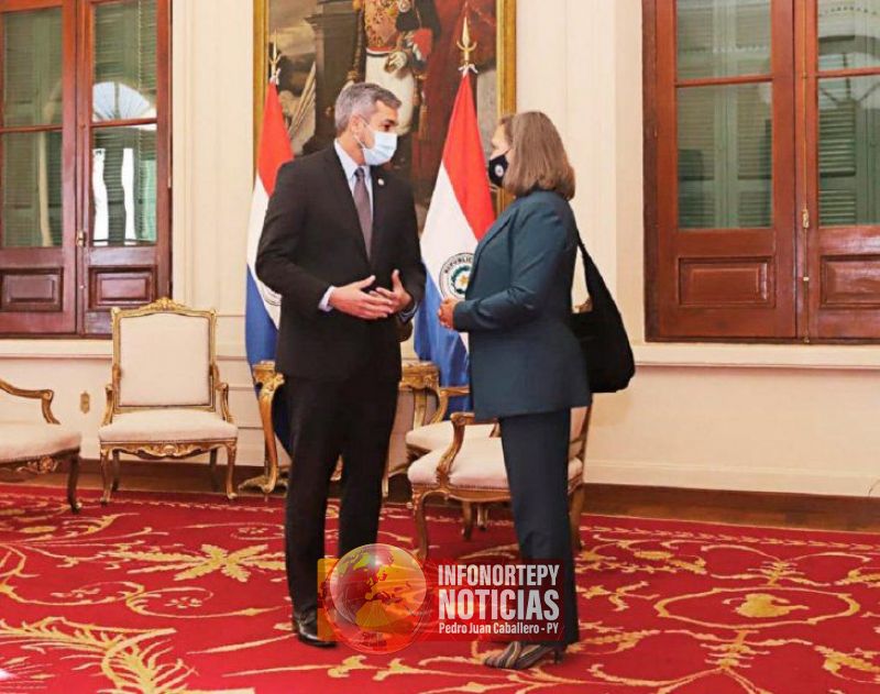 Mario Abdo recibe a viceministra de Asuntos Políticos de EEUU