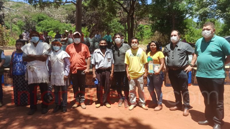 Vicepresidente entregó herramientas para la agricultura en comunidad indígena de Amambay