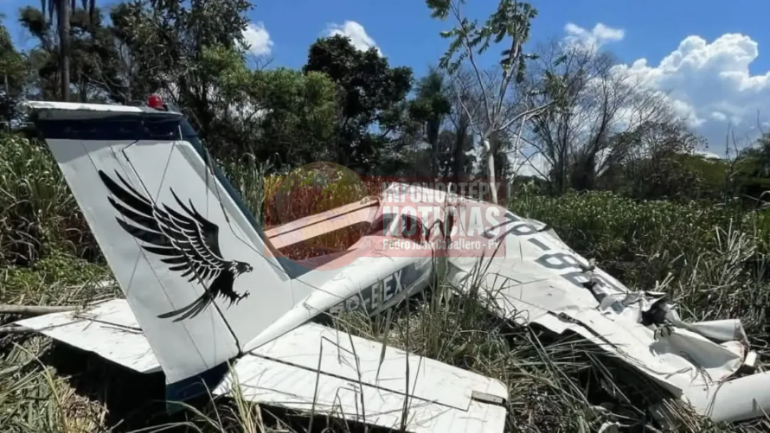 Avioneta capota al intentar despegar