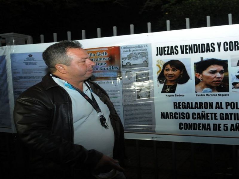 Claman por ayuda del Estado para víctima de policía gatillo fácil