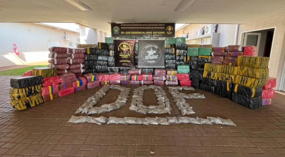 Brasil incauta carga de marihuana valuada en USD 8 millones