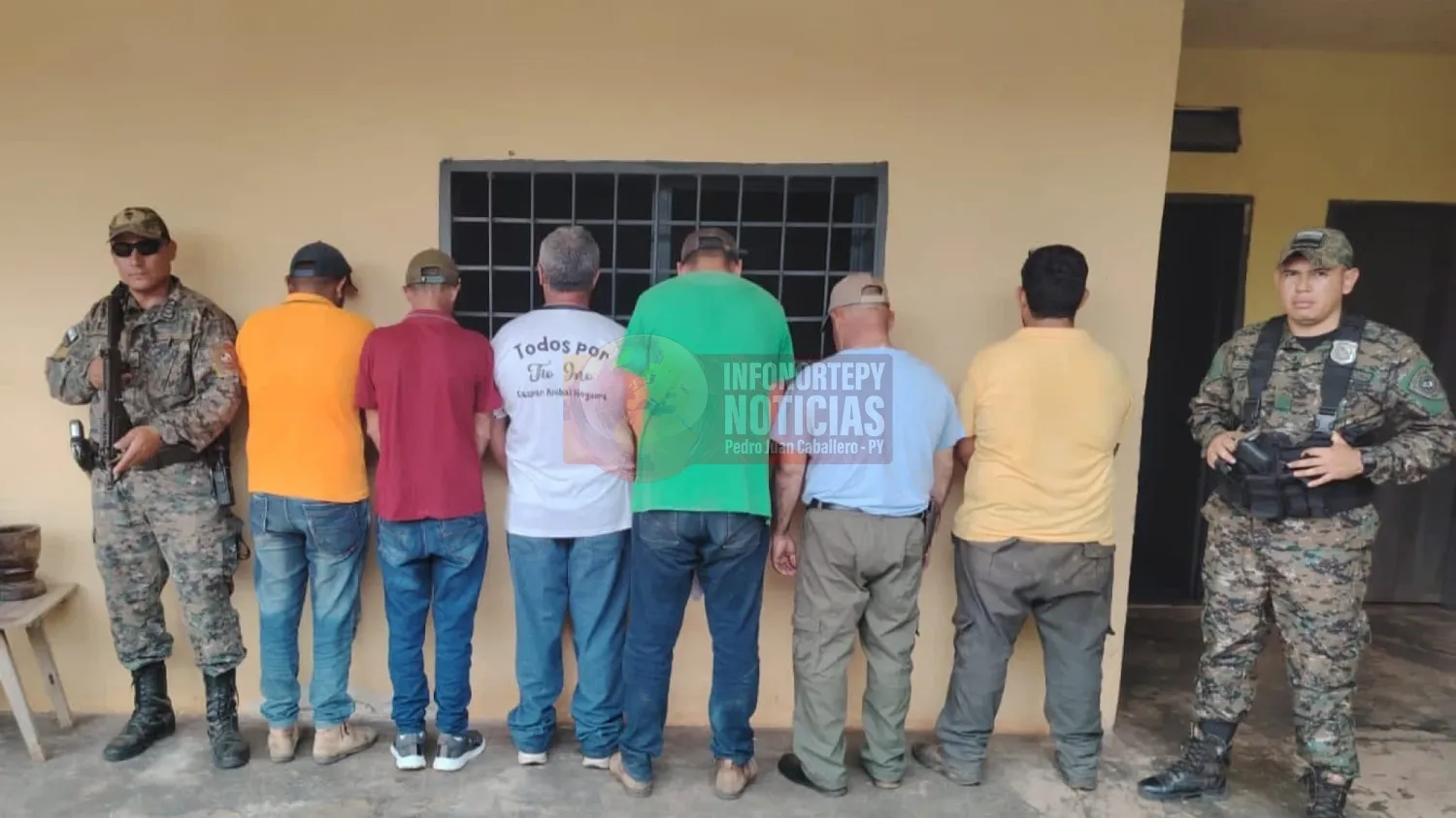 Un funcionario de la ANDE y otras cinco personas están detenidas por tala ilegal de árboles en Concepción