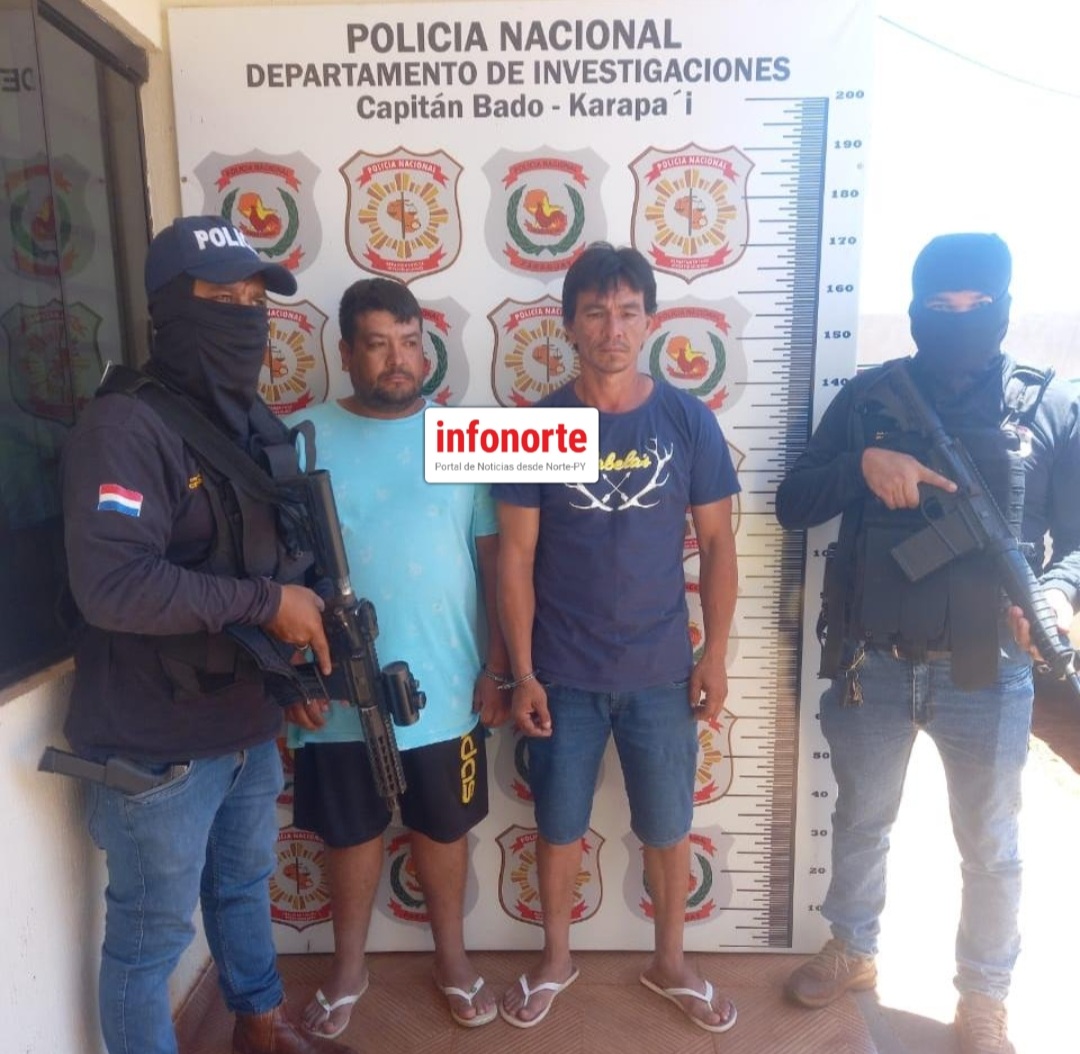Detienen a lider de supuestos secuestradores  en Capitán Bado.