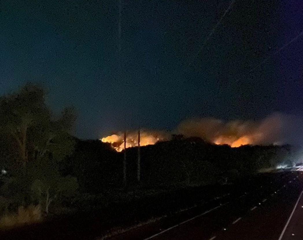 Reportan incendio de gran magnitud en el Parque Nacional Cerro Corá