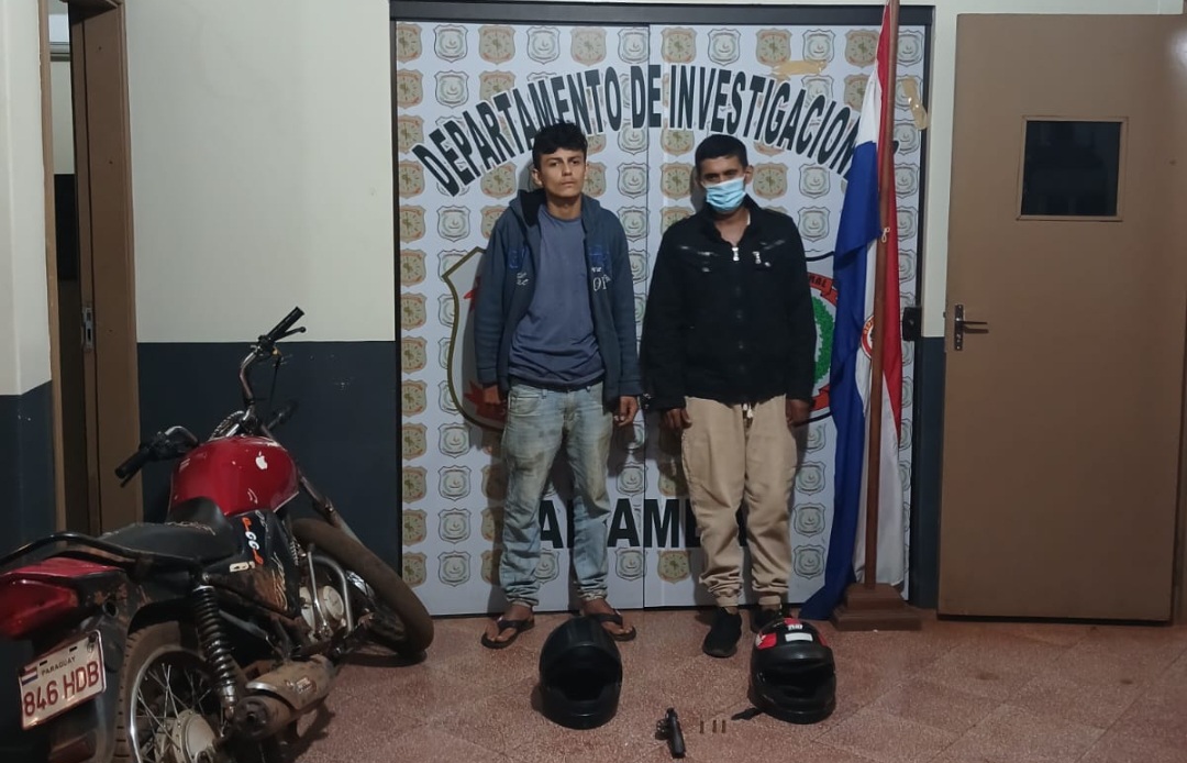 Detienen a supuestos asaltantes en Pedro Juan