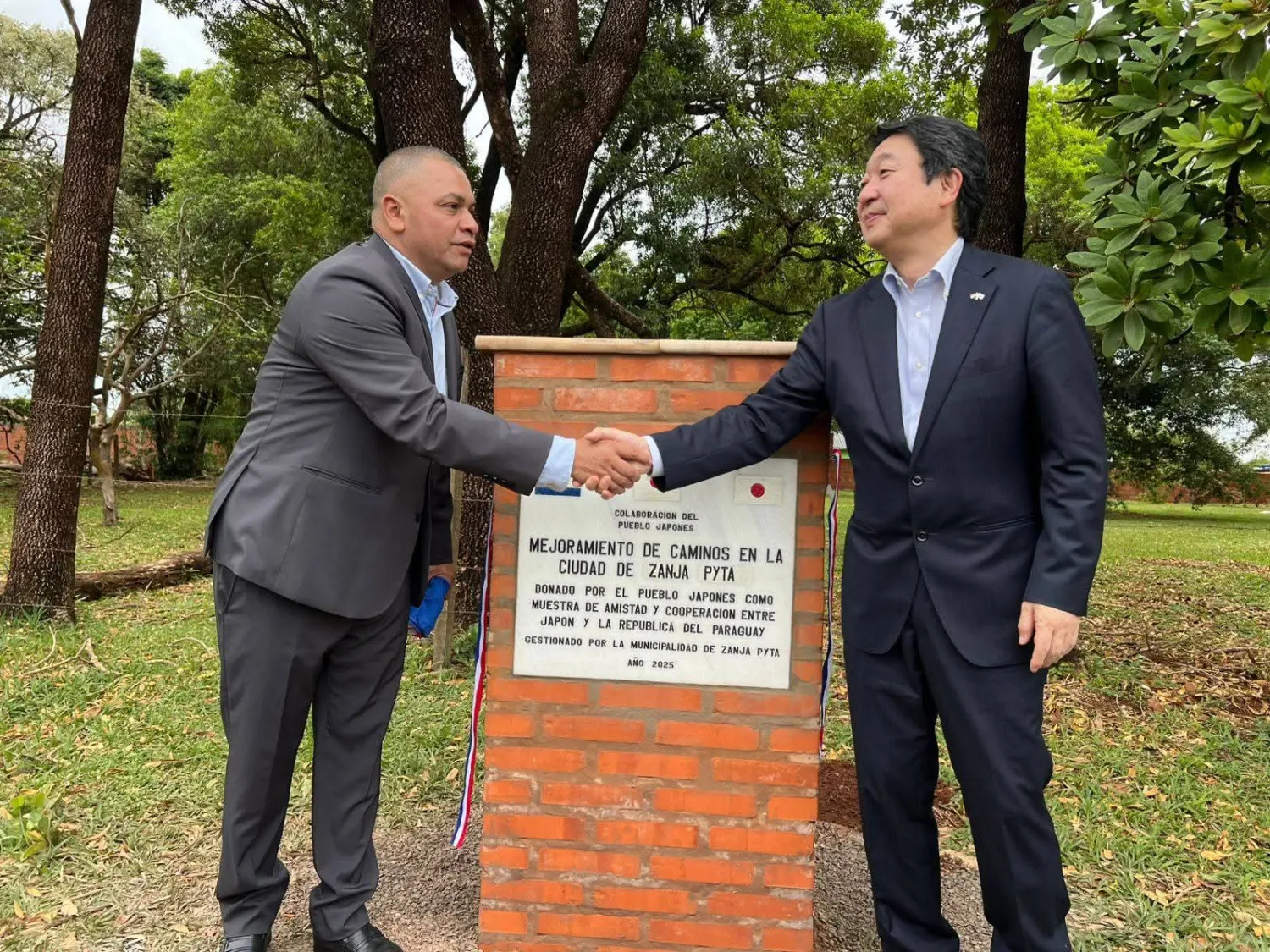 Embajador de Japón resalta la gestión del intendente de Zanja Pytã
