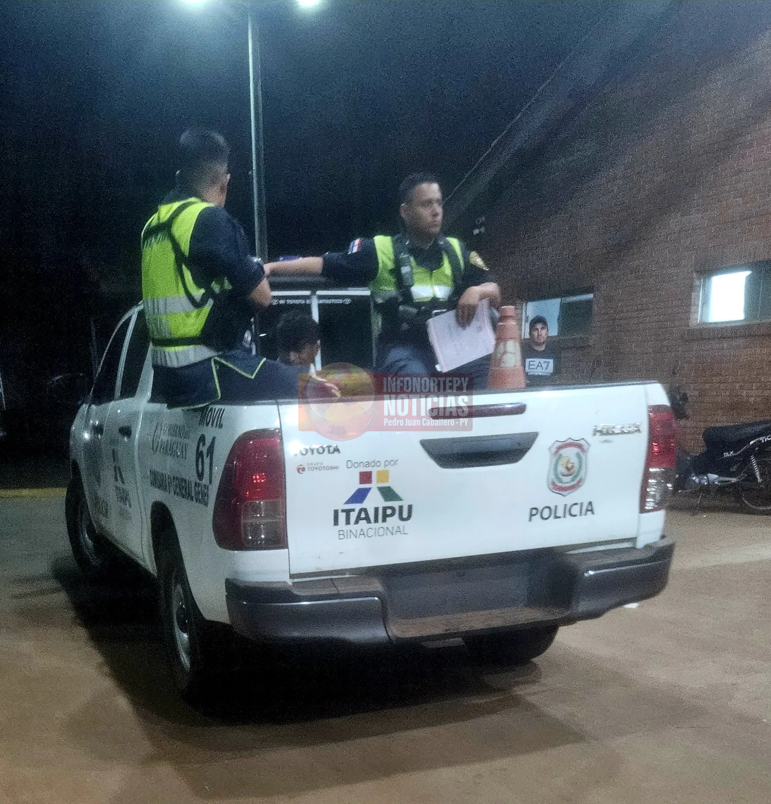Detienen a joven con orden de captura y motocicleta irregular en Pedro Juan