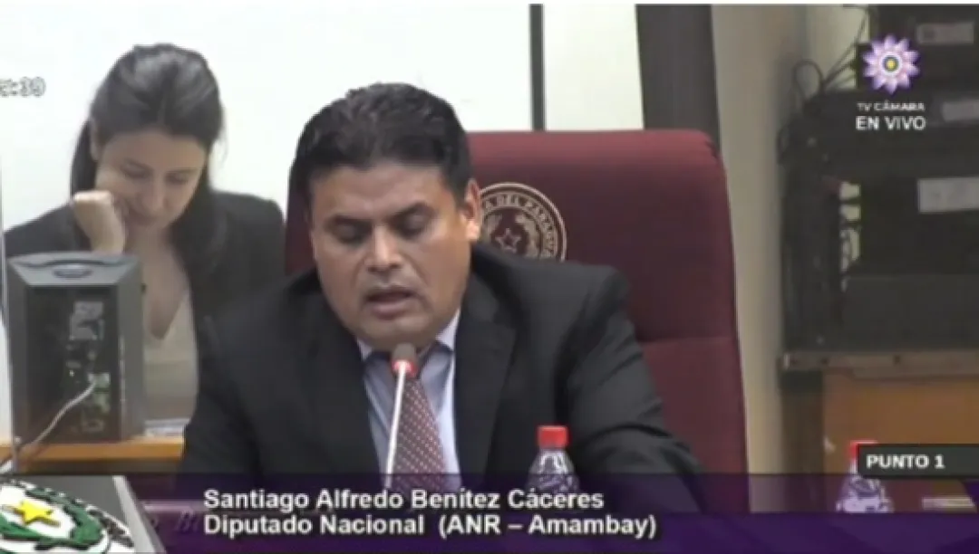 Diputado Santiago Benítez apoyará el Presupuesto General de la Nación 2025 destacando los beneficios para Amambay