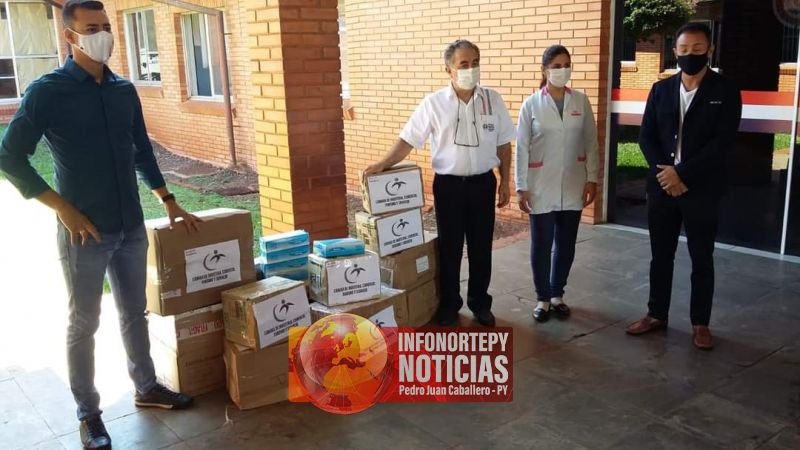 Cámara de comercio dona insumos al Hospital de Pedro Juan