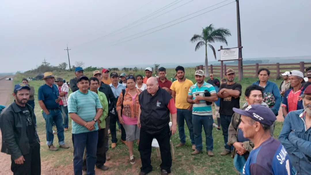 Desalojan a supuestos sintierras de una propiedad privada en Bella Vista Norte
