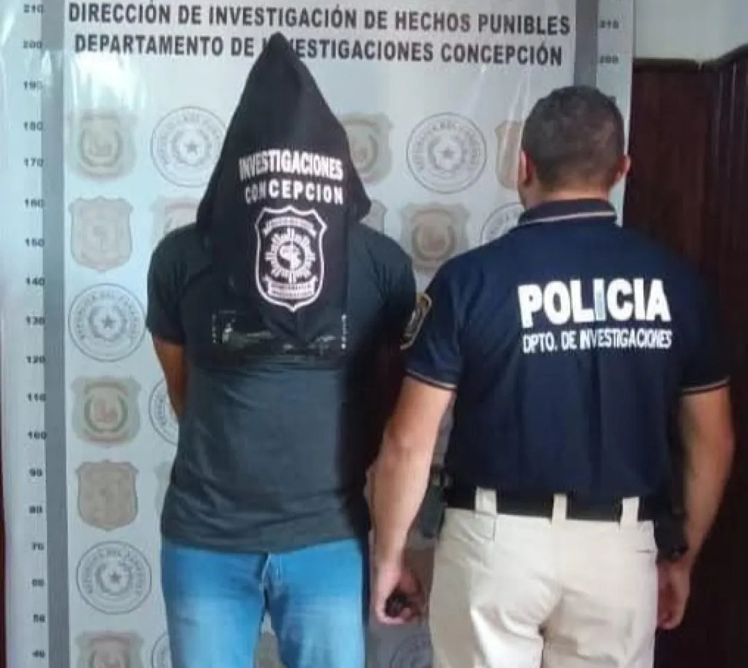 Detienen a hombre vinculado al narcotráfico en Concepción
