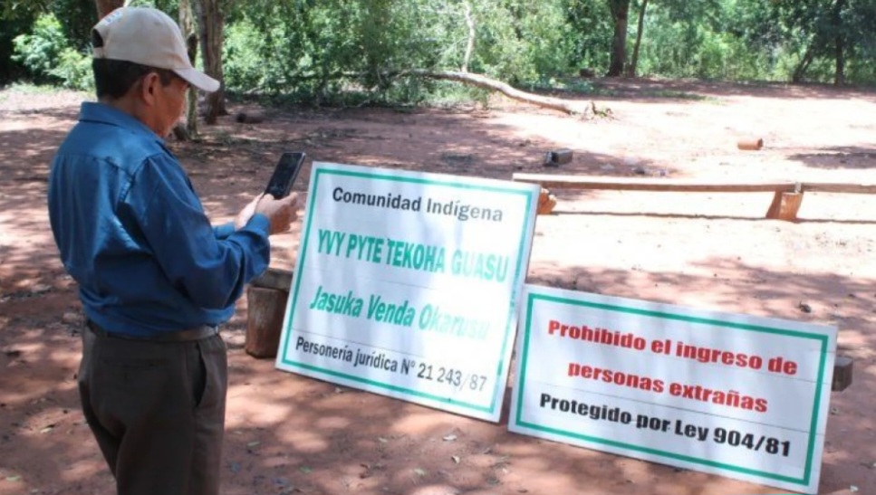 Denuncian atropello a tierras de paĩ tavyterãs y ocupación violenta