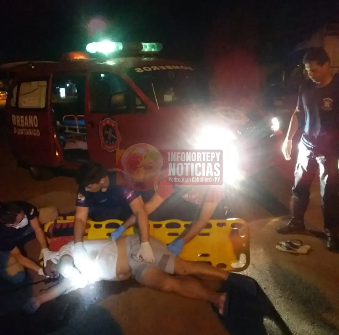 Trágico accidente en Pedro Juan: Motociclista fallece tras caída