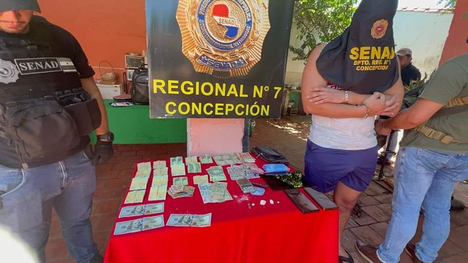 SENAD allanó  local de venta de cocaína en Horqueta
