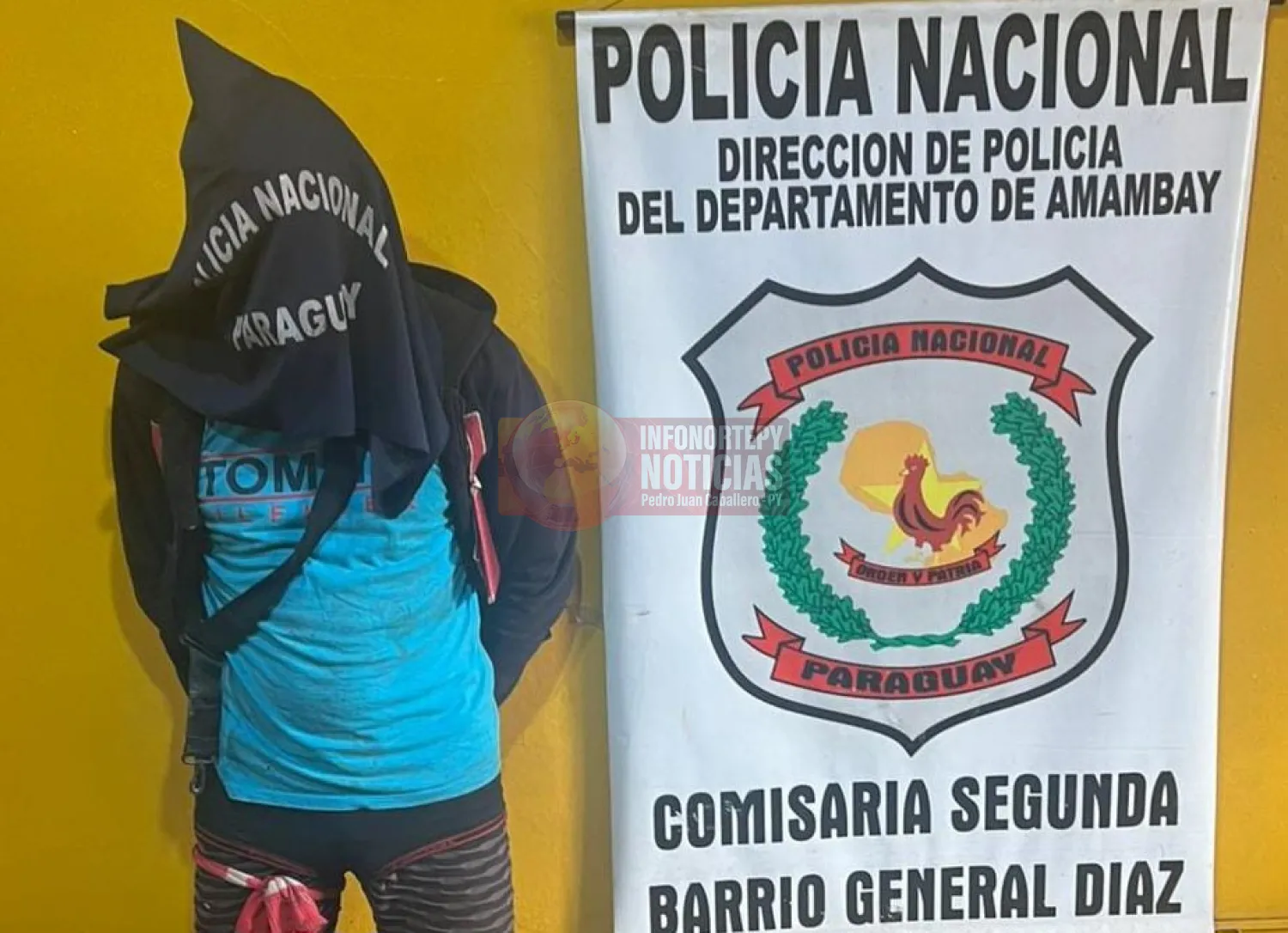Detienen a ciudadano ucraniano por amenazas y coacción grave en Pedro Juan