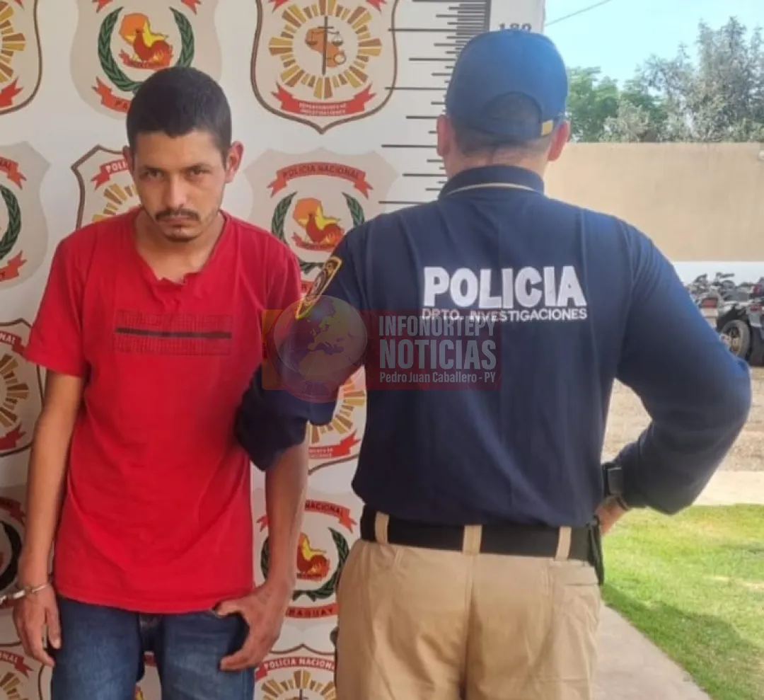 Detienen a joven en Capitán Bado por hurto