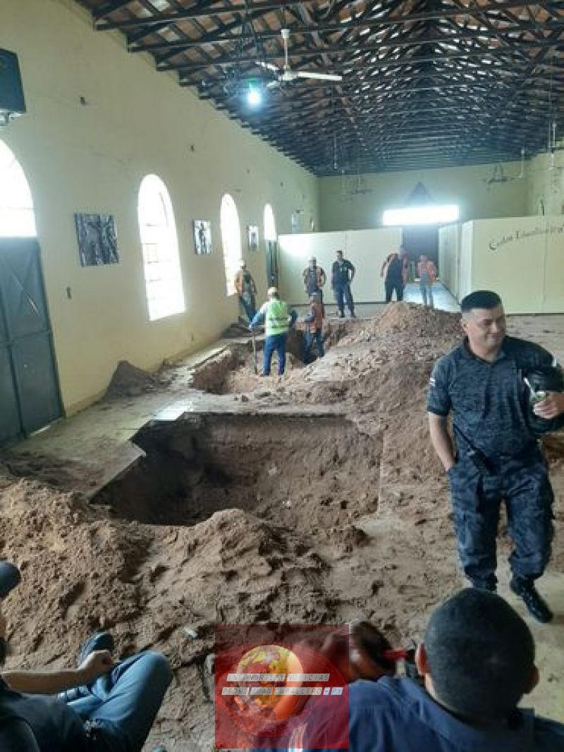 Hallan túnel construido en la iglesia de la Penitenciaría de Tacumbú