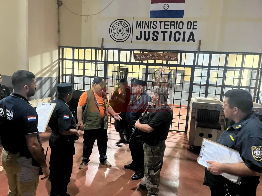 Falsa alarma en cárcel de Pedro Juan: Ruidos en pabellón del PCC movilizan a la policía