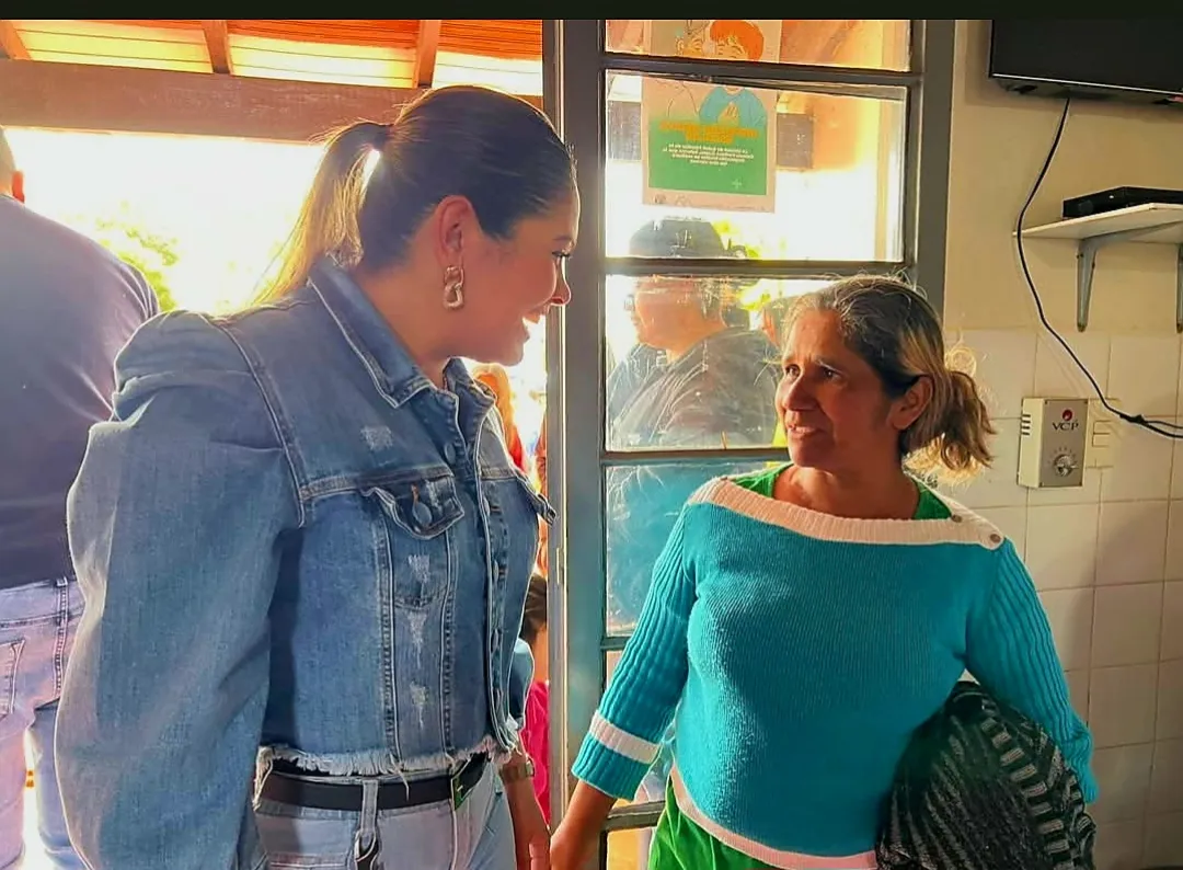 Concejal Departamental Gladiz González acompaña actividades de salud y obras viales en Zanja Pytã