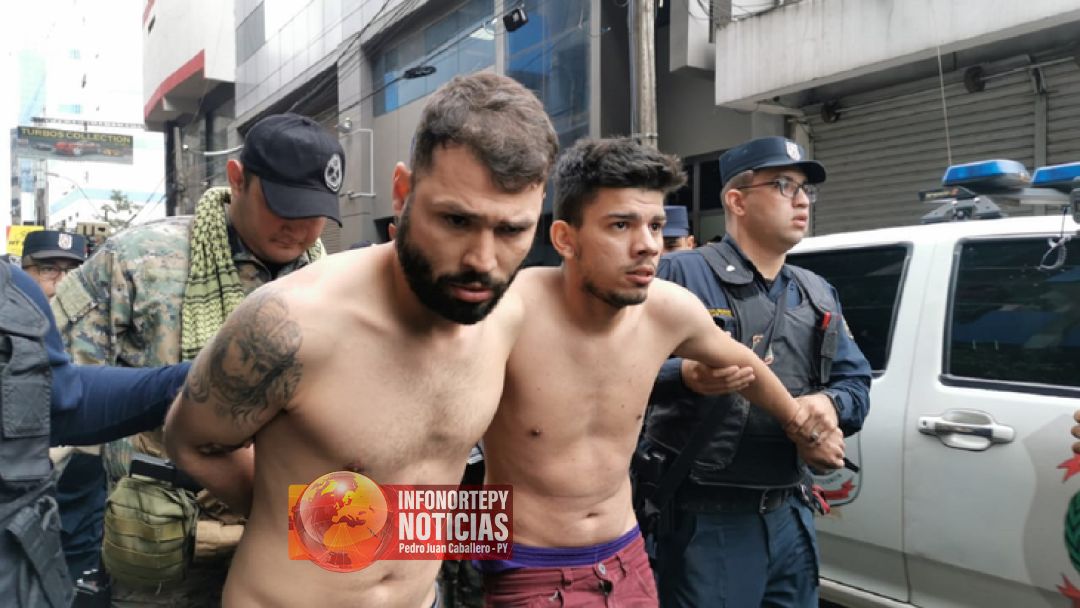 Detienen a tres integrantes del PCC que asaltaron un comercio de Ciudad del Este