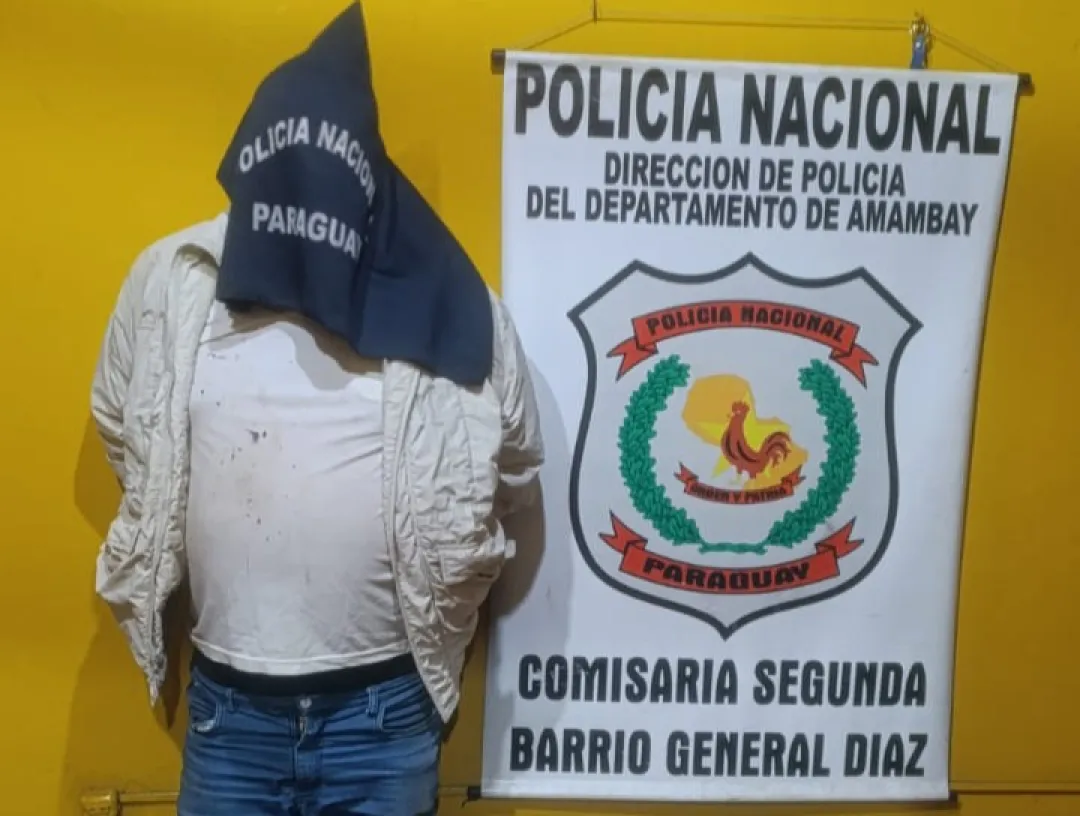Camionero ebrio detenido por conducción peligrosa en Pedro Juan