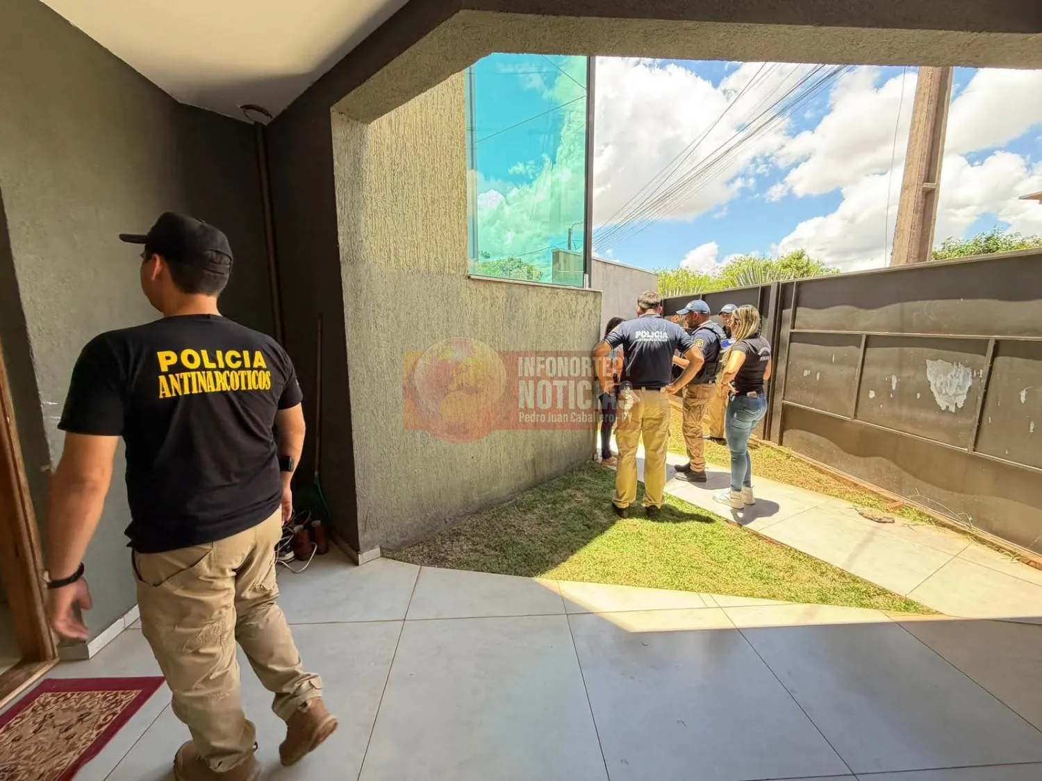 Allanamiento de vivienda en Pedro Juan deja incautación de drogas y medicamentos controlados