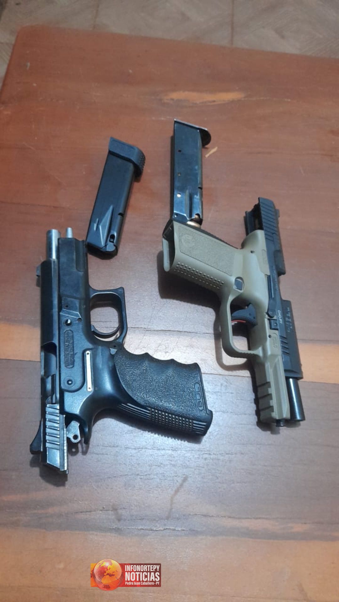 Policía captura a sospechosos de realizar disparos al aire en Capitán Bado