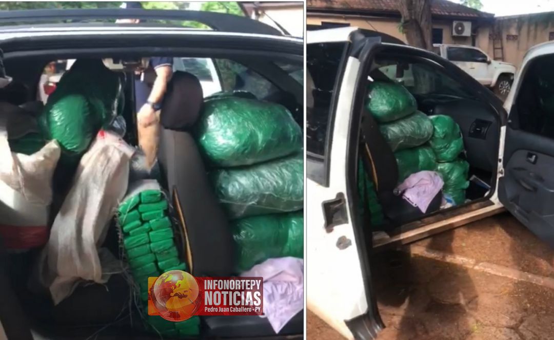 Unidad táctica incauta marihuana en zona de Fortuna Guazú.