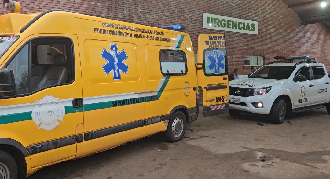 Menor de edad con heridas por arma blanca fue asistida en el Hospital Regional de PJC