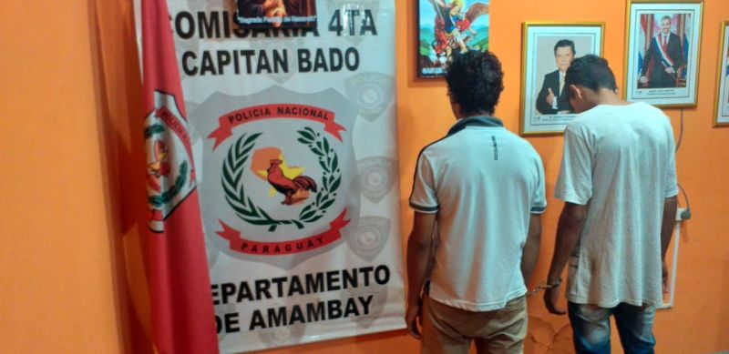 Detienen a dos supuesto autores de tentativa de homicidio en Cápitan Bado