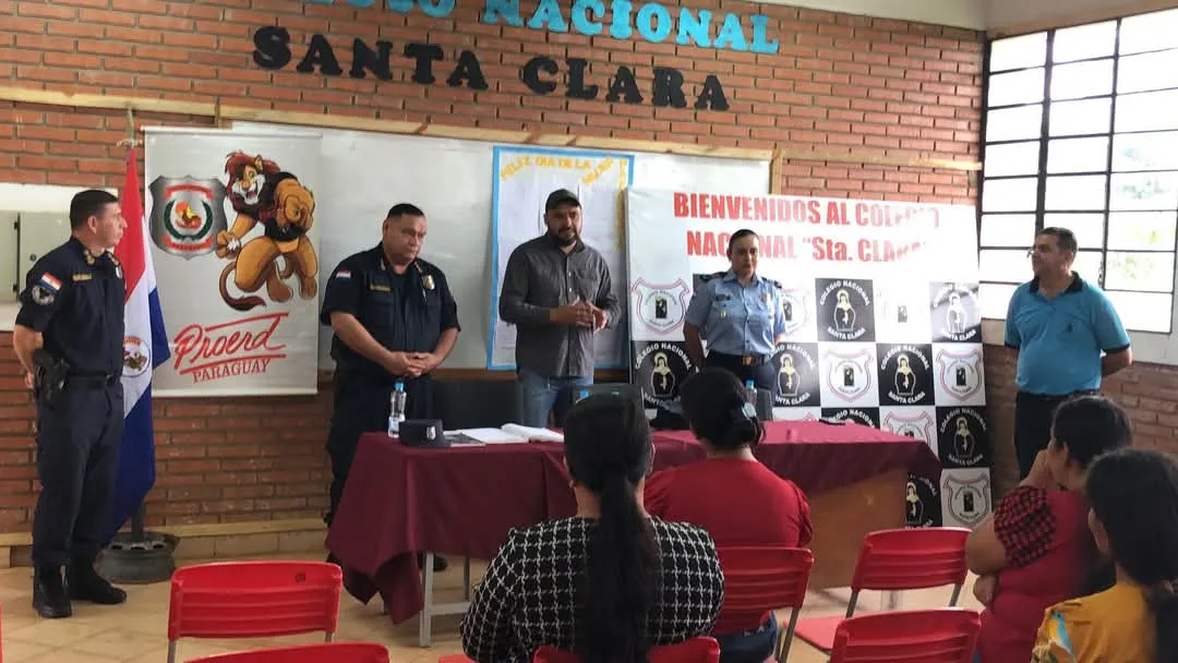 Fortalecen  prevención de drogas y violencia con el programa PROERD en Cerro Corá