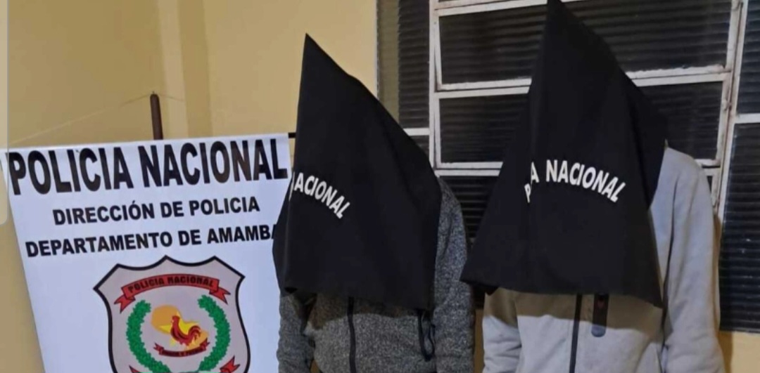 Dos hombres que poseían orden de captura fueron detenidos en Pedro Juan.