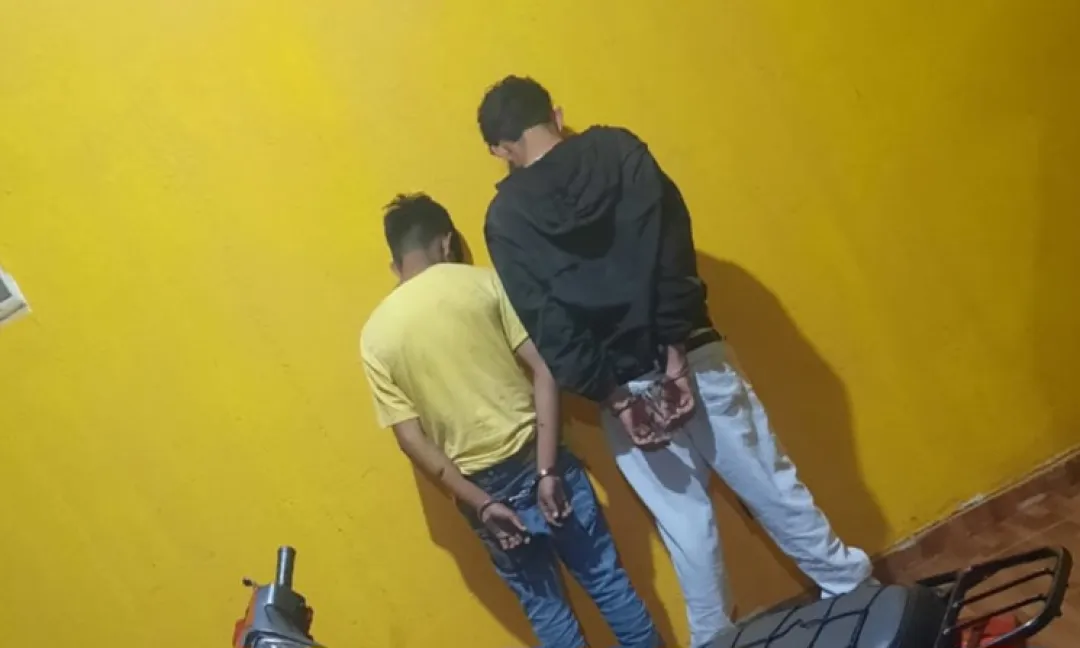 Aprehenden a Menores con Motocicleta Hurtada y Réplica de Arma en Pedro Juan