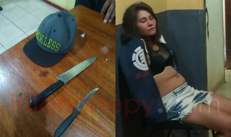 Vecinos detuvieron a una mujer luego de un asalto en Pedro Juan