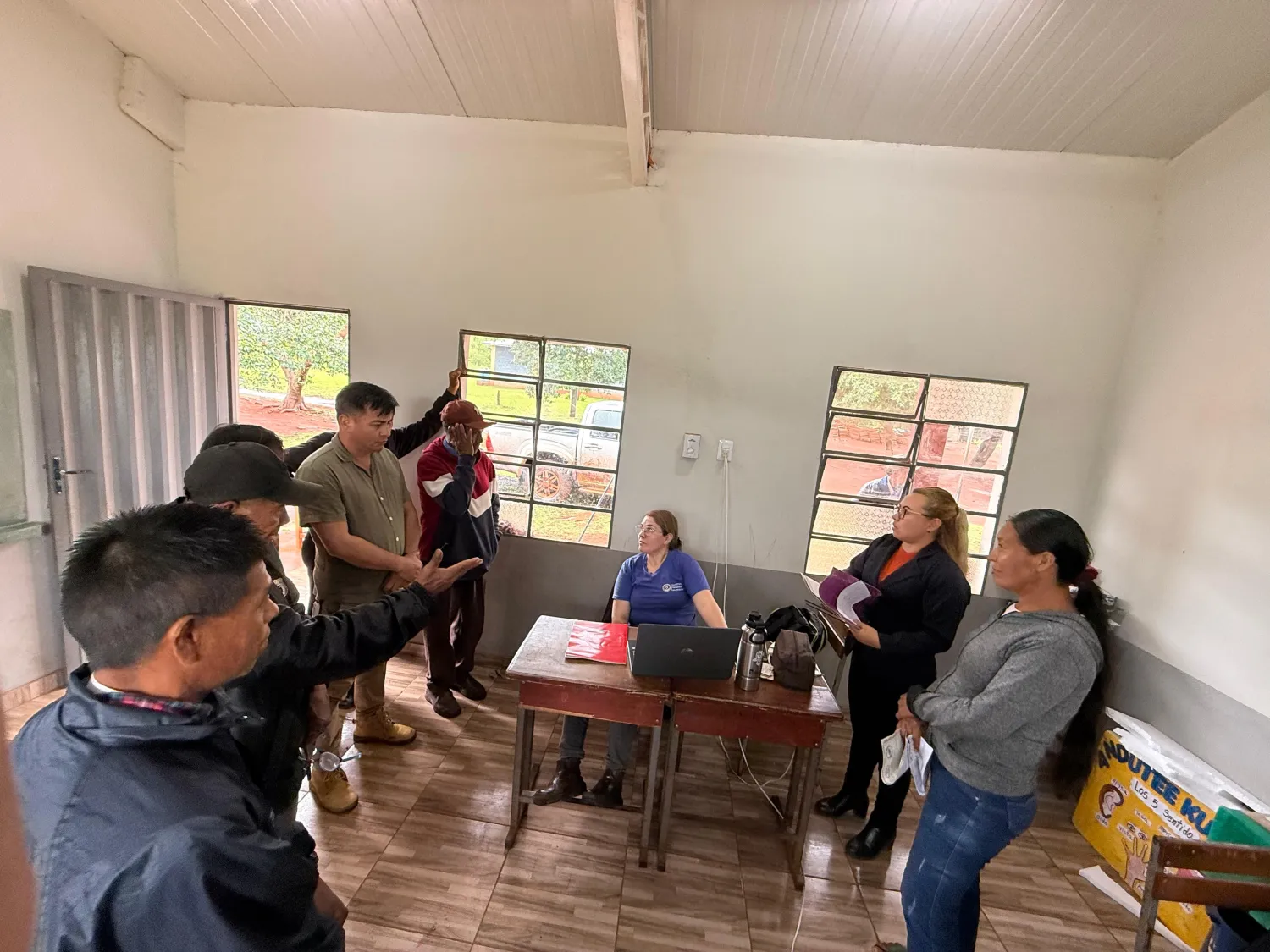 Jornada masiva de documentacin en la comunidad indgena Itaipavusu de Zanja Pyt