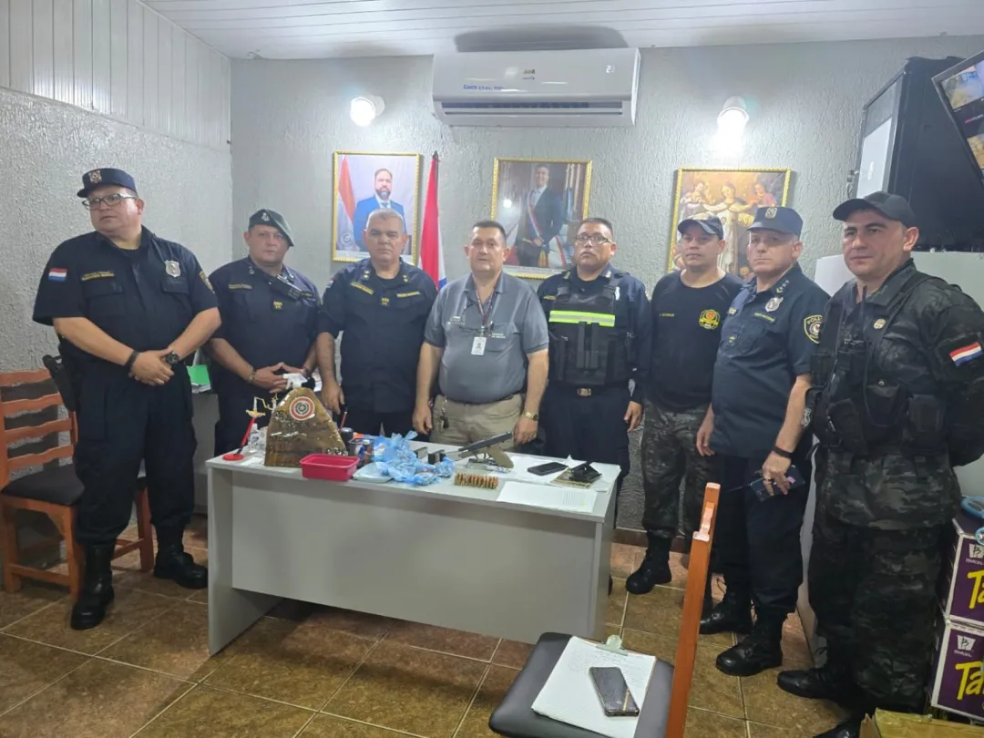 Hallan arma de fuego, drogas y bebidas artesanales en cárcel de Ciudad del Este