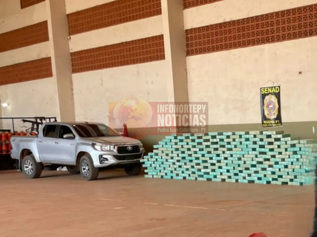 SENAD incauta casi dos toneladas de marihuana enterrada en Santa Clara