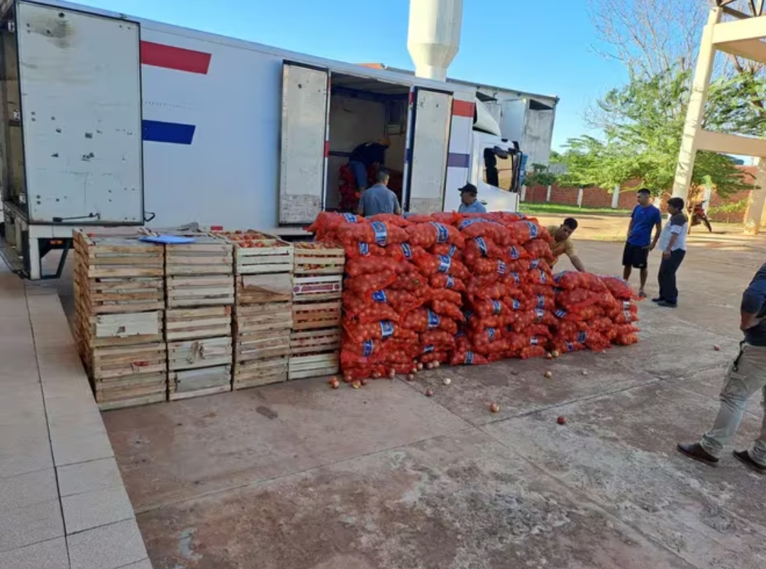 Incautan productos frutihortícolas que tenía como destino PJC