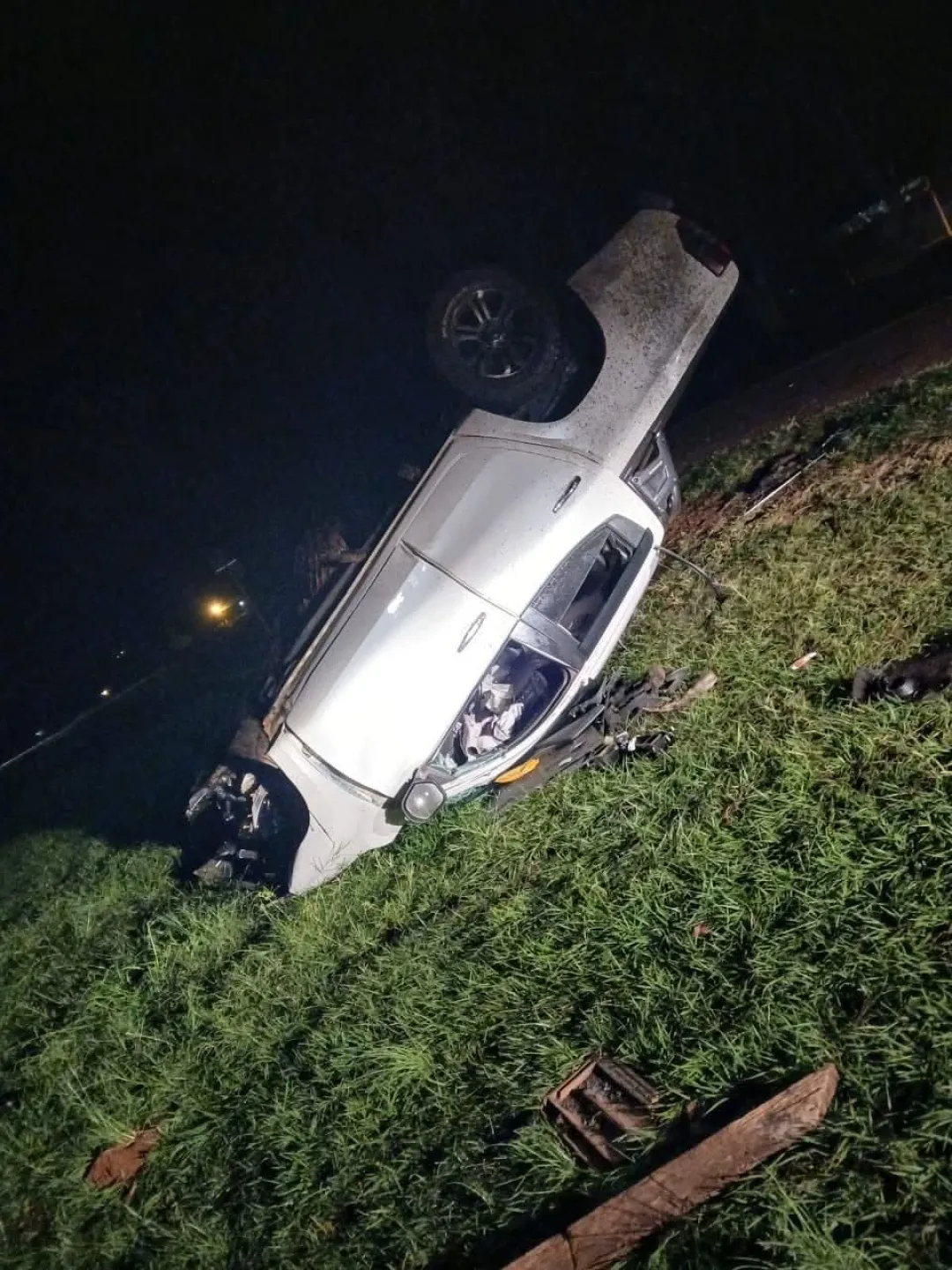 Vuelco en Ruta PY05 en Yby Yaú termina con la detención de un prófugo por Narcotráfico