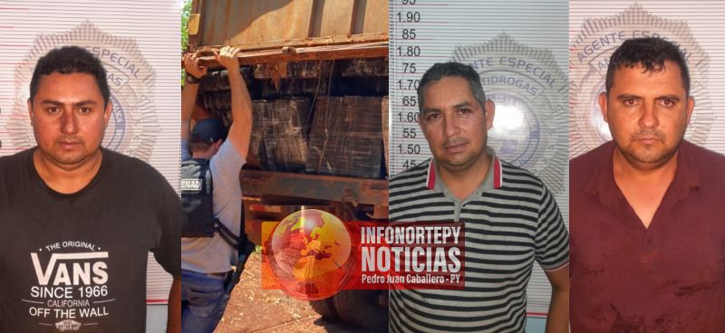 Un concejal, un expolicía y un ujier implicados en carga de marihuana incautada en Itapúa1
