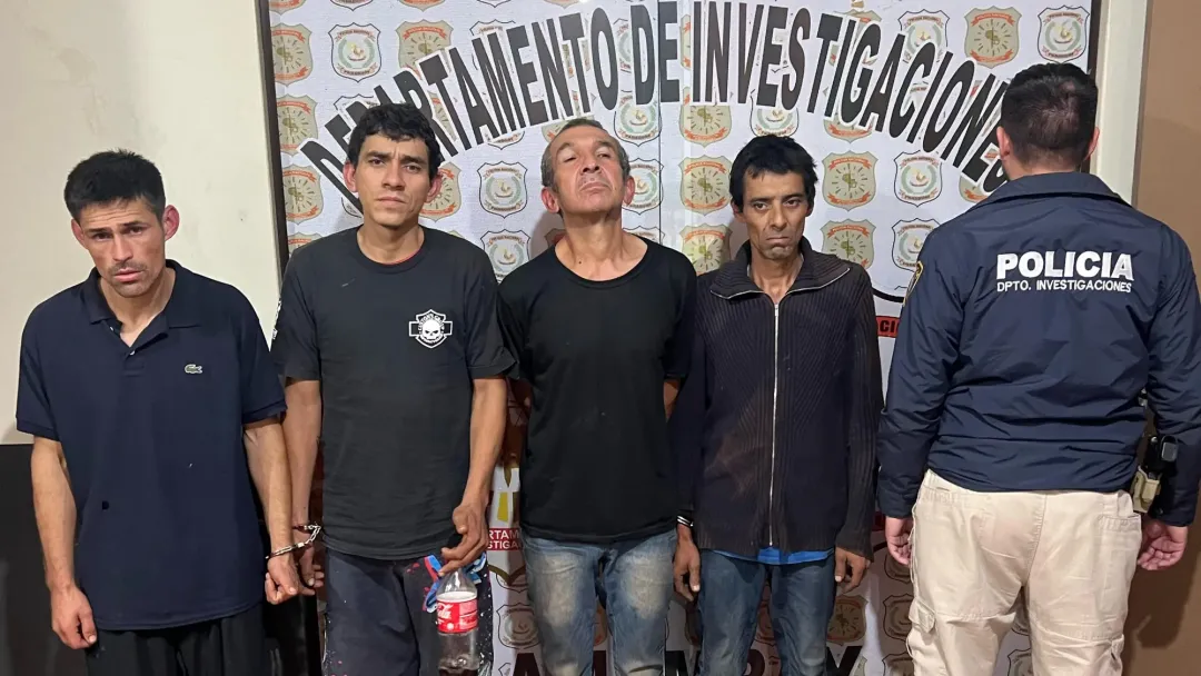 Por robo a carnicería, detienen a cuatro sospechosos en Pedro Juan
