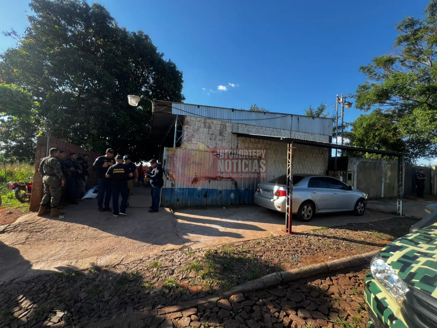 Allanan talleres y viviendas en Pedro Juan por atentado a tiros en el barrio Guaraní