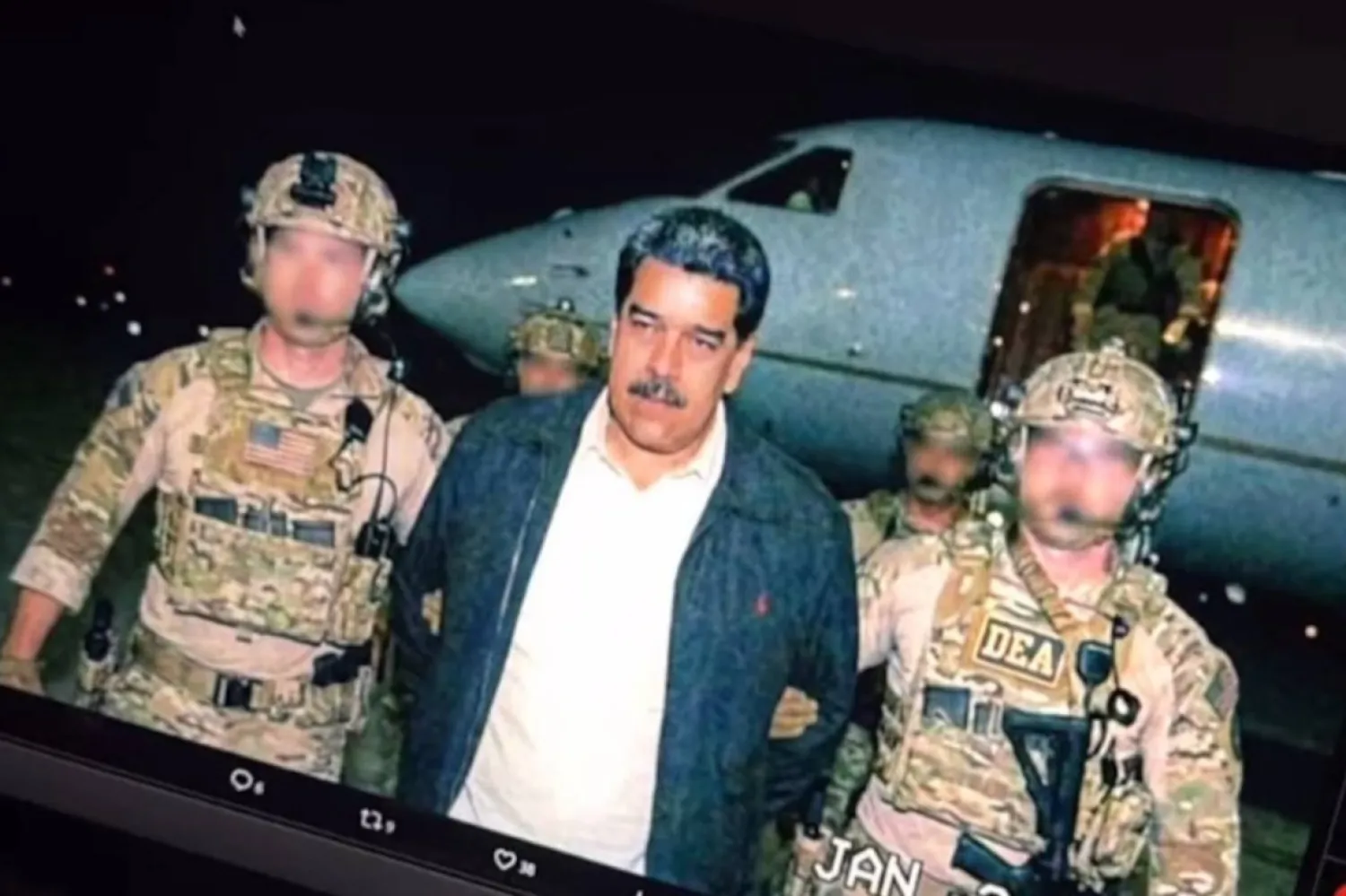 EE.UU ataca Venezuela y captura a Maduro, anuncia Trump