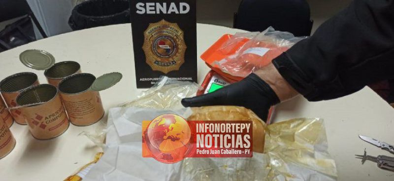 Senad incauta más de tres kilos de marihuana lemon juice en el AISP