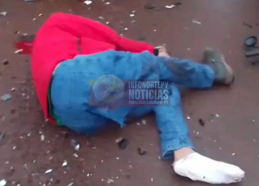 Motociclista quedó en grave estado tras choque en Pedro Juan