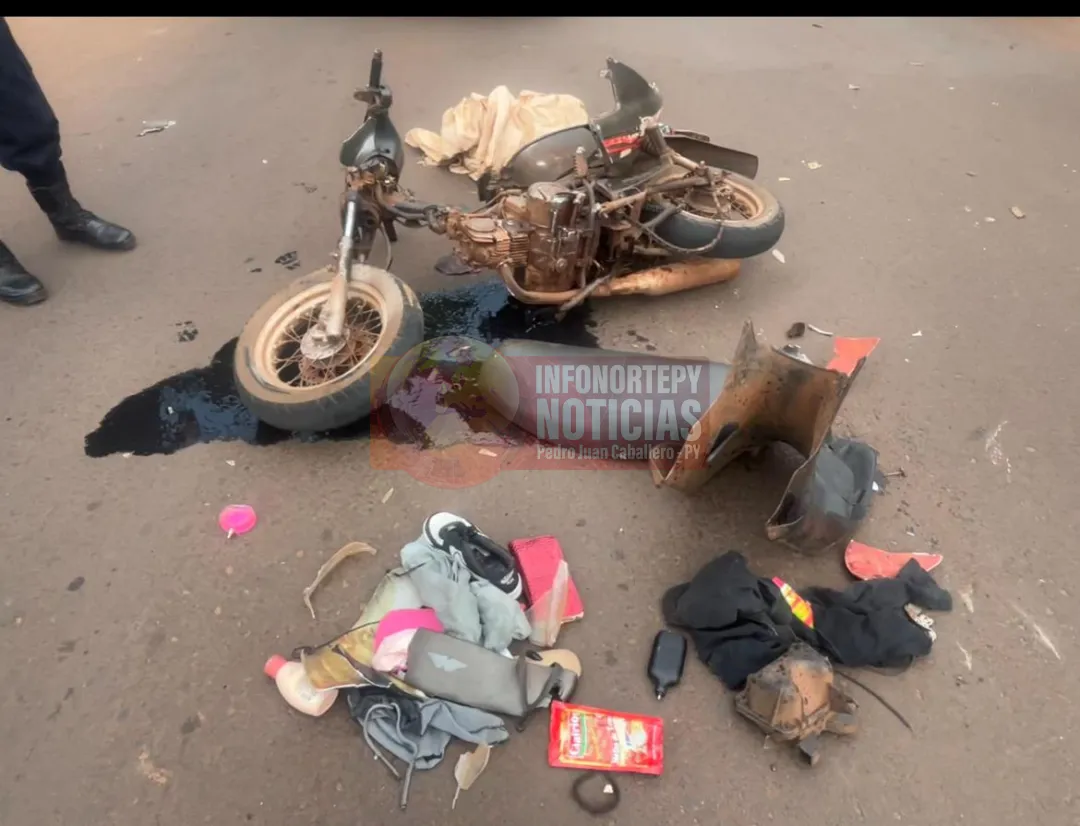 Juez involucrado en grave accidente de tránsito en Pedro Juan