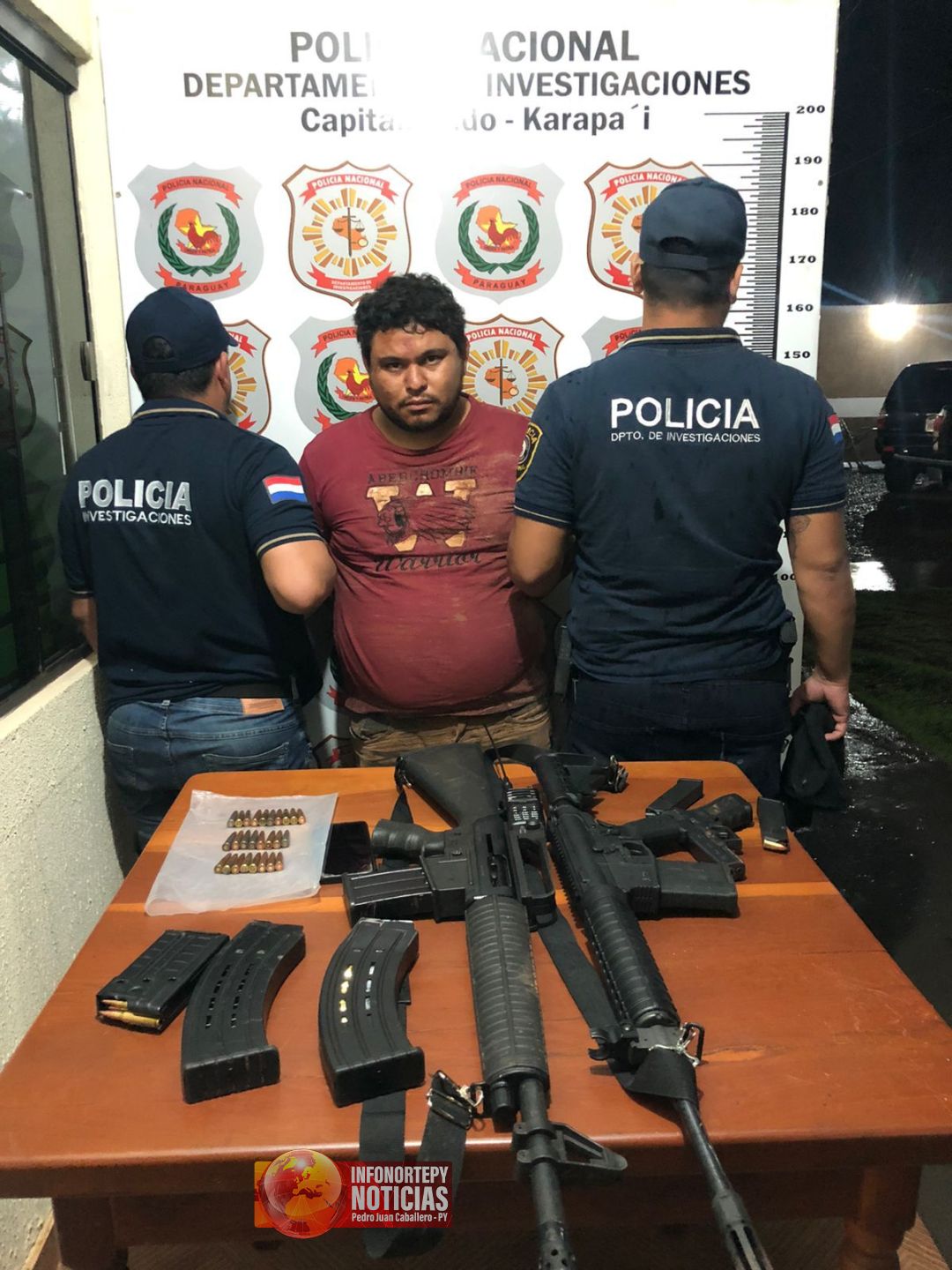 Armas largas fueron incautadas en Capitán Bado luego de enfrentamiento