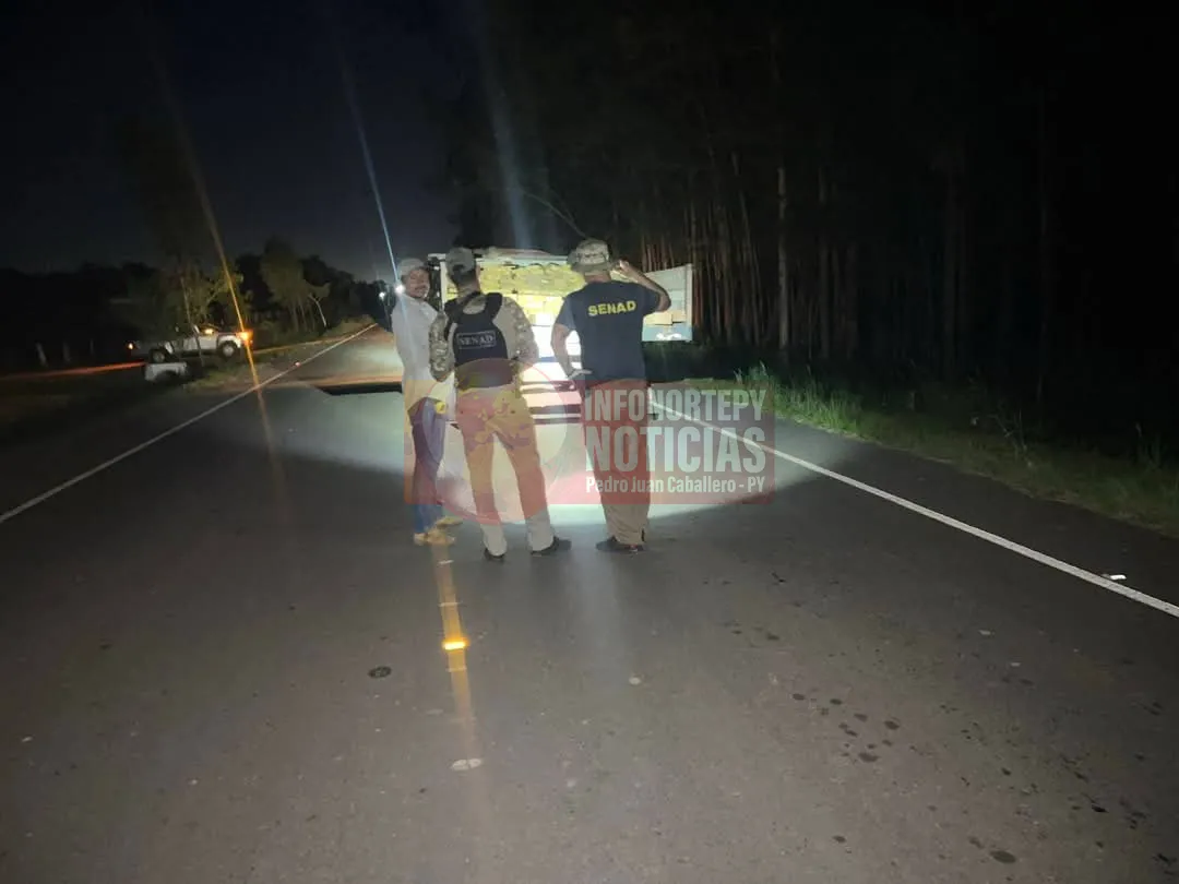 SENAD realiza patrullas y controles en Bella Vista Norte para prevenir el tráfico de drogas